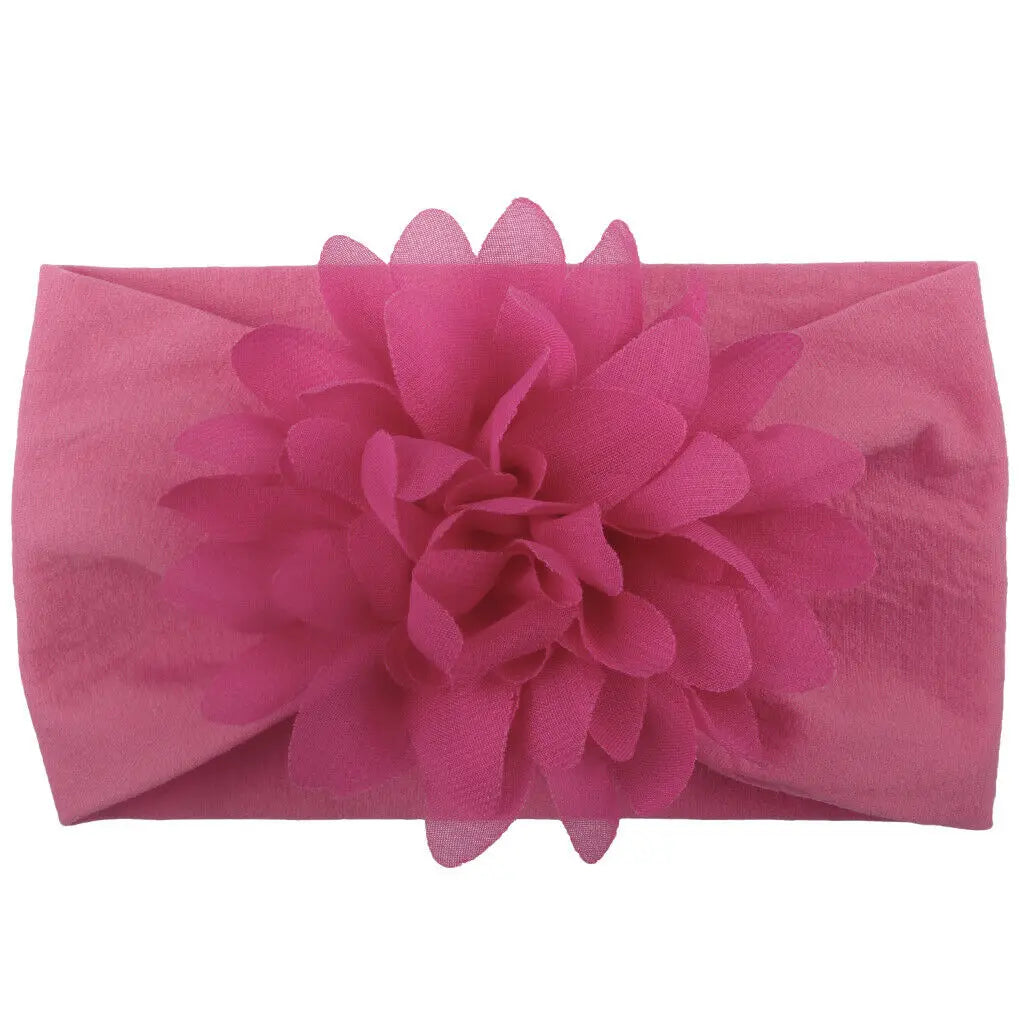 Flower Pom Headband