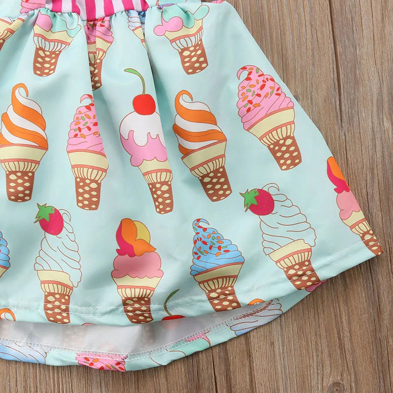 Ice Cream Sprinkle Romper