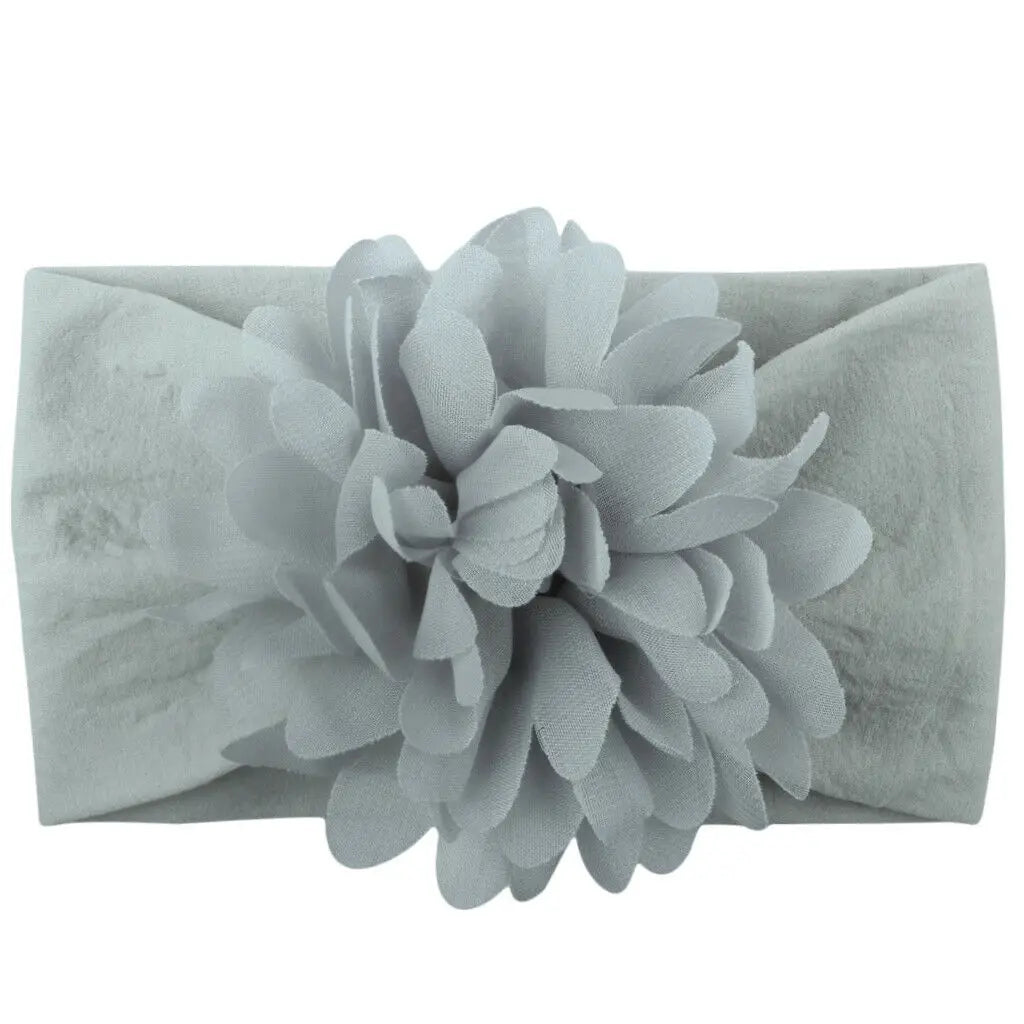 Flower Pom Headband