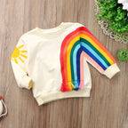🌈 Rainbow Sunshine Kids Sweatshirt