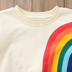 🌈 Rainbow Sunshine Kids Sweatshirt