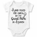 Hand Picked By My Great PaPa Onesie (Multiple Colors)