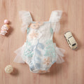 Embroidered Floral Felicity Romper