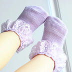 Baby Girl Frilly Lace Ankle Socks