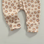 Ribbed Raya Flower Onesie & Bow