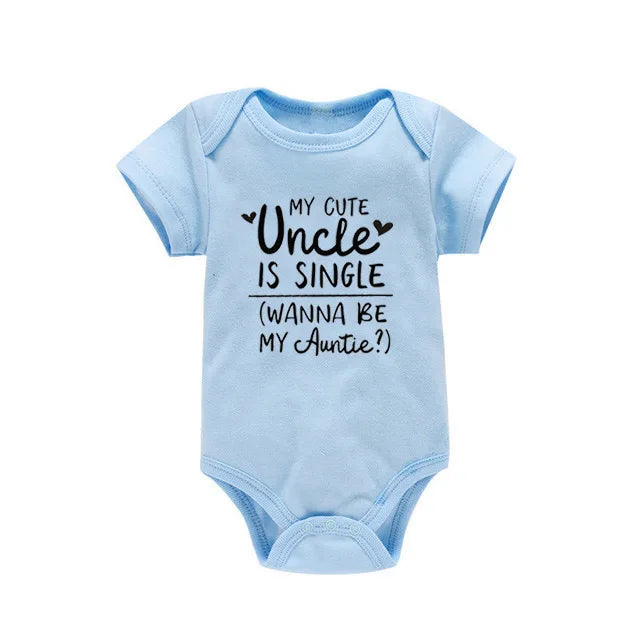 My Cute Uncle is Single Wanna Be My Auntie Onesie