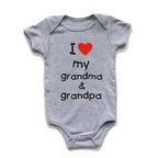 I Love My Grandma & Grandpa Onesie