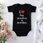 I Love My Grandma & Grandpa Onesie