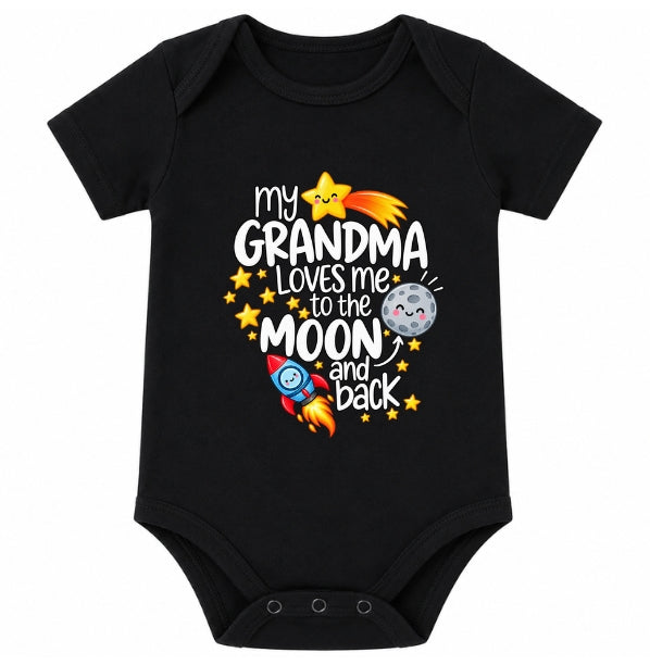 My Grandma Loves Me to the Moon & Back onesie