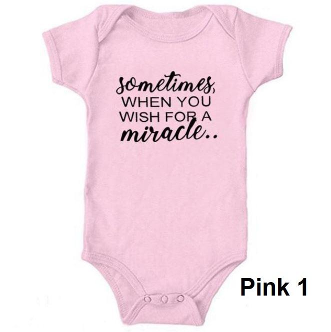 Twin Miracle Onesies