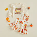 Baby Girl Thanksgiving Turkey Outfit Set