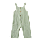 Solid Pocket River Romper
