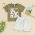 Mr. Steal Your Snacks T-shirt & Shorts