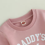 Daddy's Girl Pants Outfit 2Pcs Set
