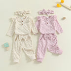 Solid Claire Checker Outfit & Bow