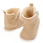 Solid Plush Boots