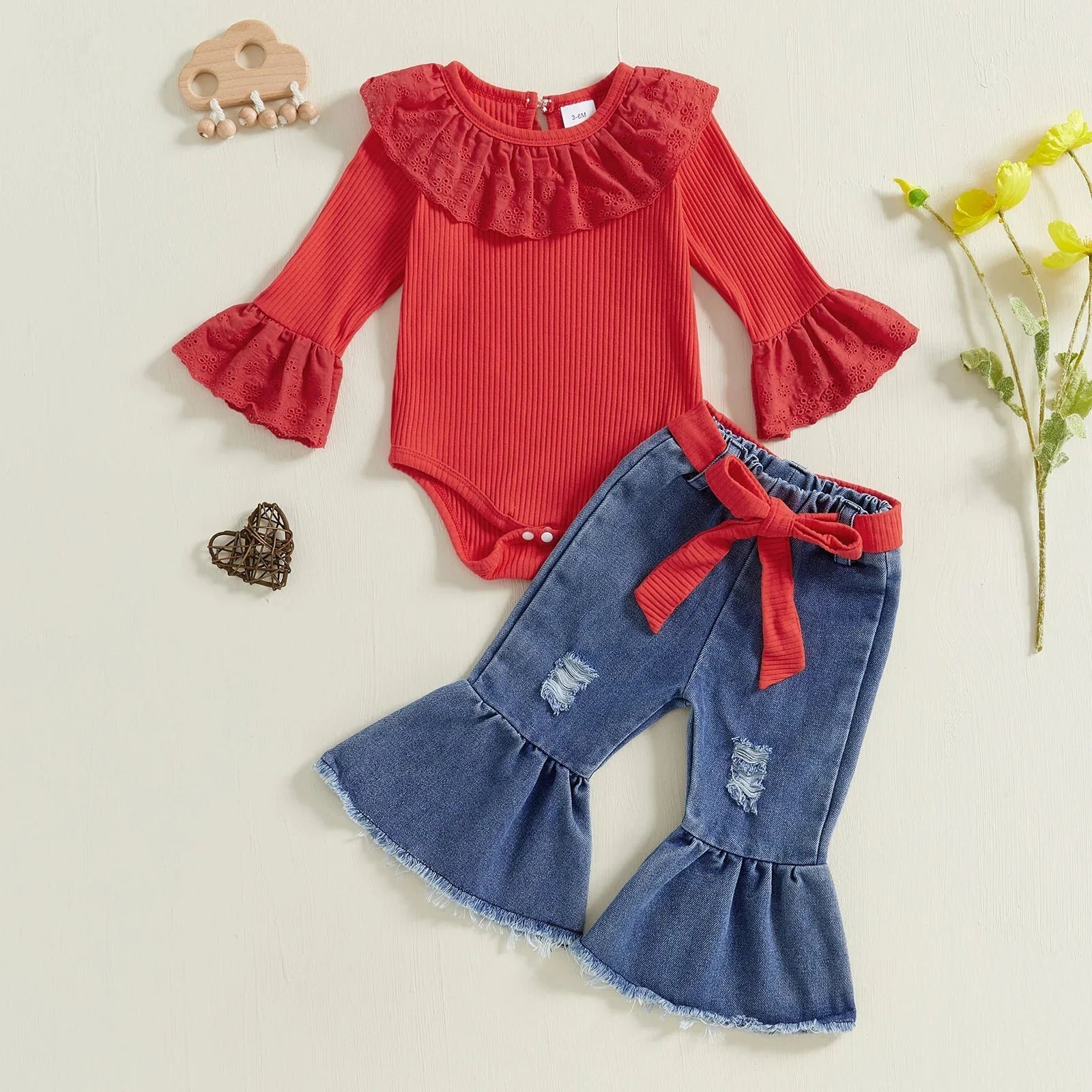 Lace Mika Bell Bottoms Outfit