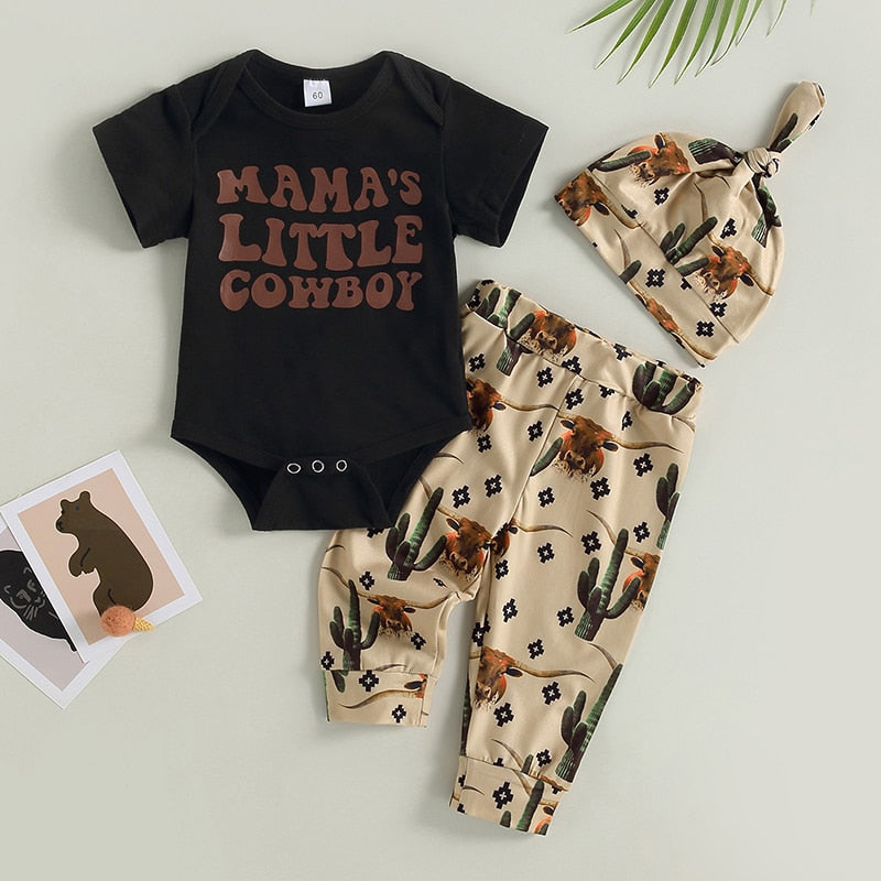 Mama's Little Cowboy 3 Piece Outfit