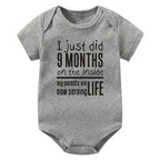I Just Did 9 Months on the Inside Onesie