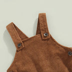 Solid Corduroy Romper