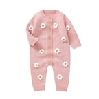 Daisy Blossom Baby Girl Knit Jumpsuit 🌸