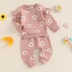 Daisy Sweatshirt & Pants Outfit