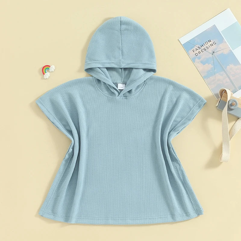 Solid Hoodie Swimsuit Cover Up
