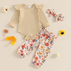 Rellita Ruffled Floral Outfit & Headband