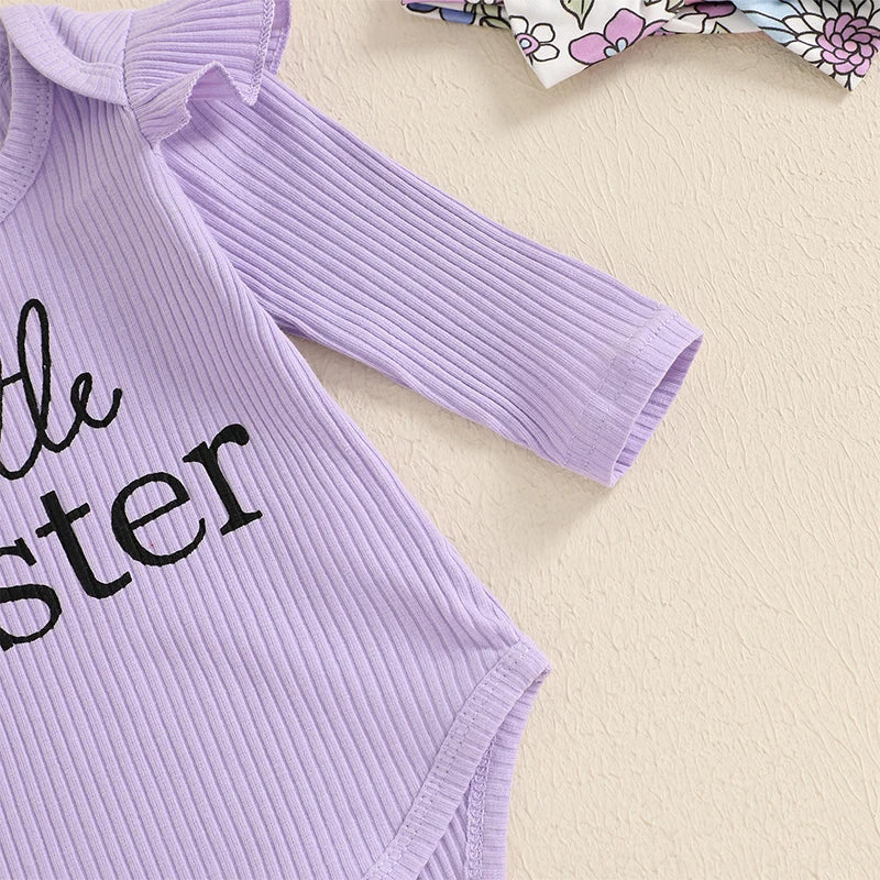 Little Sister 4 Piece Flower Outfit
