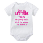 Pink Attitude Onesie