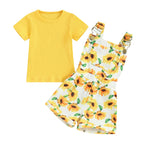 Sunflower Sandy Overalls Outfit