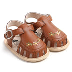 Floral Buckle Sandals