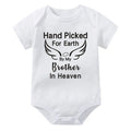 Hand Picked for Earth By My Brother in Heaven Onesie