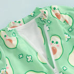 Long Sleeve Fruit Baby Swimsuit
