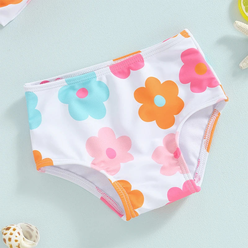 Patterned Bow Baby Bikini