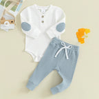 Ribbed Elbow Patch Outfit