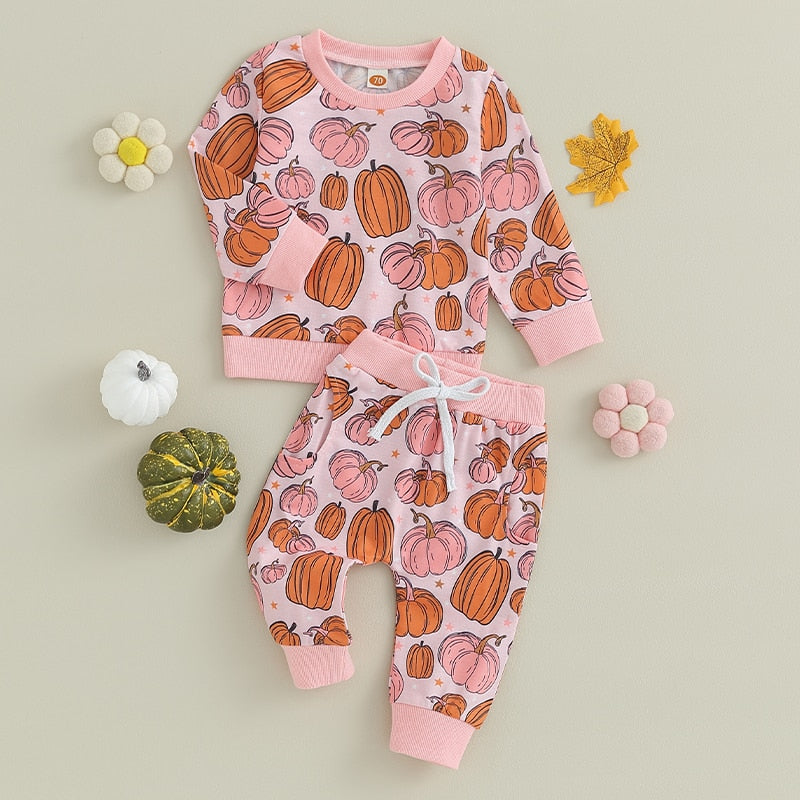 Fall Pumpkin Top & Pants