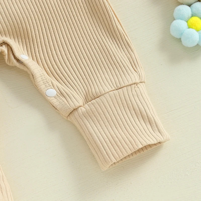Ruffled Ribbed Daddy's Girl Onesie & Headband