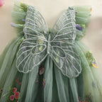 Butterfly Flower Mesh Rompers Outfits Dress 3M-18M
