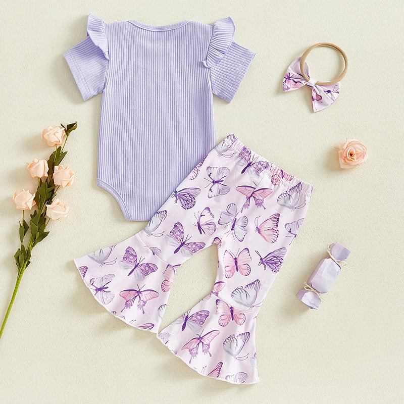 Daddy's Little Love Butterfly Outfit