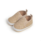 Solid Checker Slip On Shoes