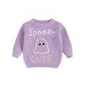 👻 Spooky Ghost Baby Sweater