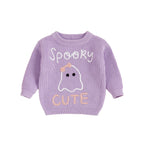 👻 Spooky Ghost Baby Sweater