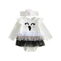 🎃 Boo Pumpkin Baby Girl Romper