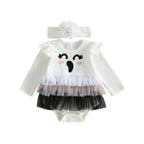 🎃 Boo Pumpkin Baby Girl Romper