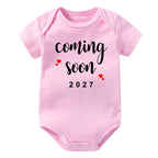Coming Soon 2027 Baby Onesie