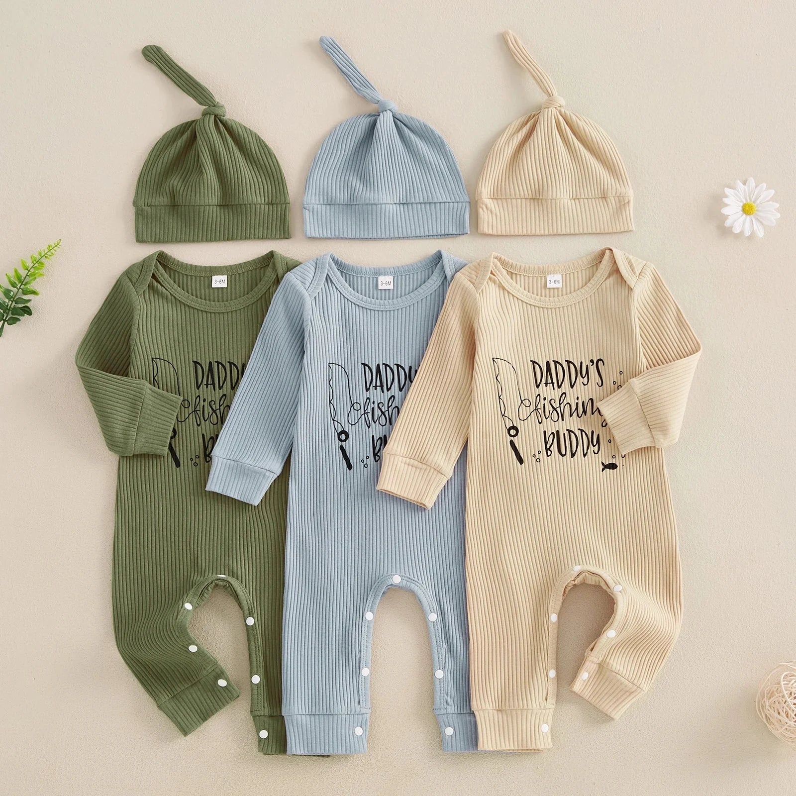 Daddy's Fishing Buddy Onesie & Hat