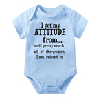 Pink Attitude Onesie