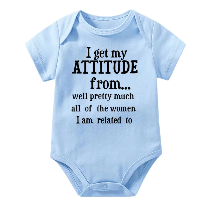 Pink Attitude Onesie