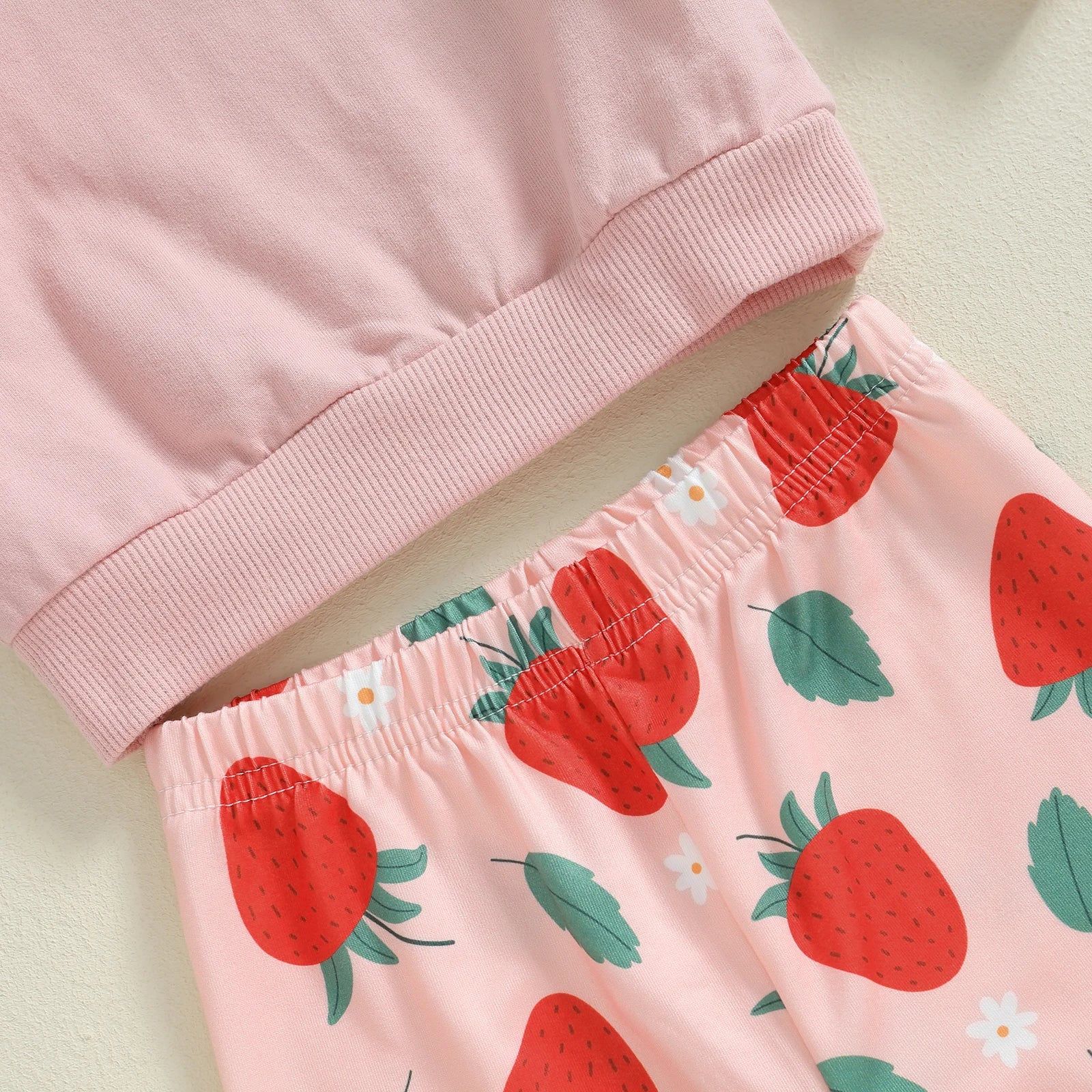 Ruffled Patterned Bell Bottoms Outfit